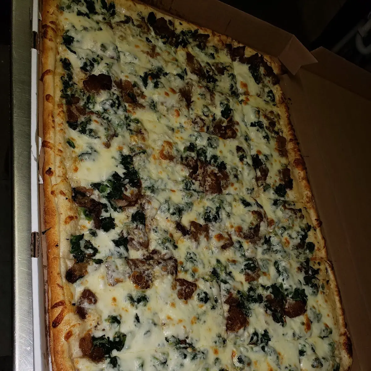Eggplant Ranch Spinach and Mozzarella Cheese