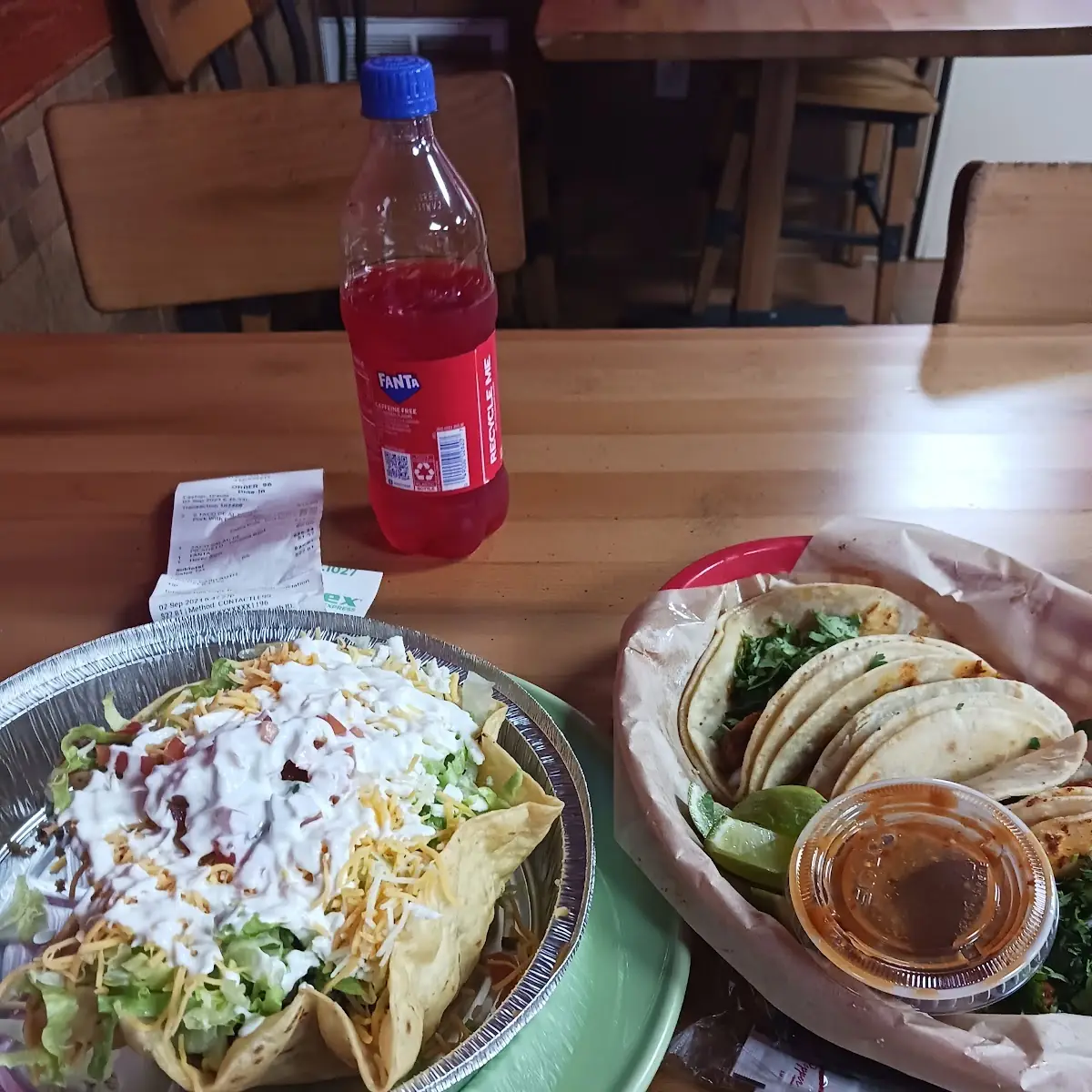 Taco Salad & Al Pastor Taco