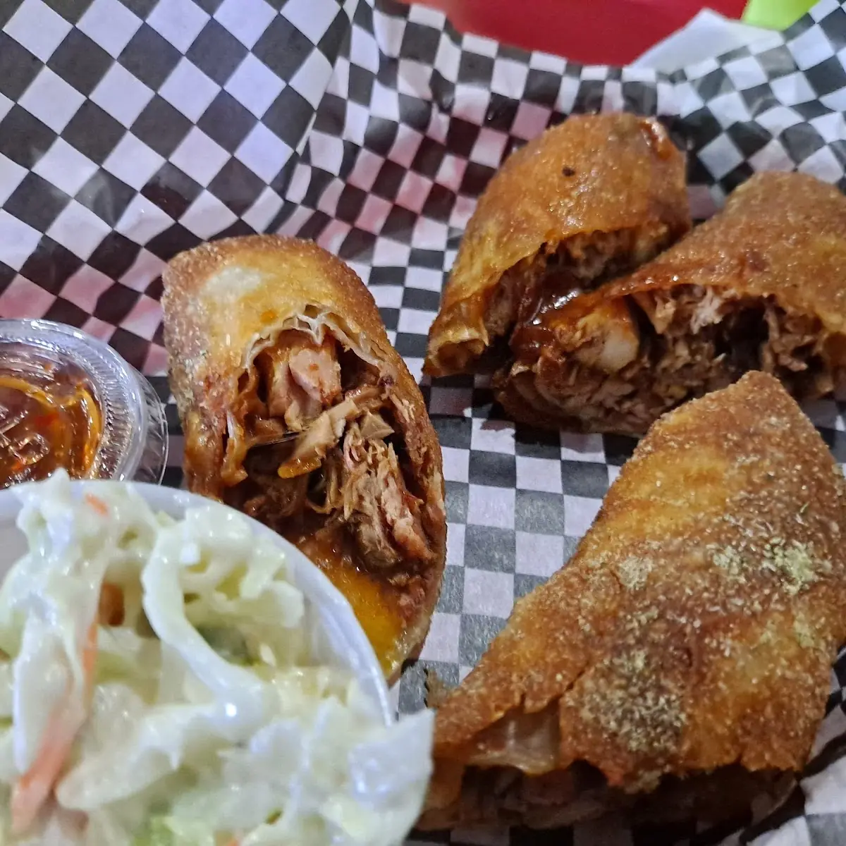 Pulled Pork Egg Rolls