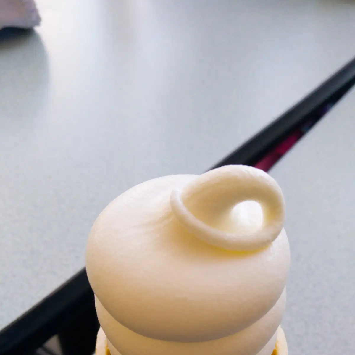 Soft Serve Ice Cream Cone