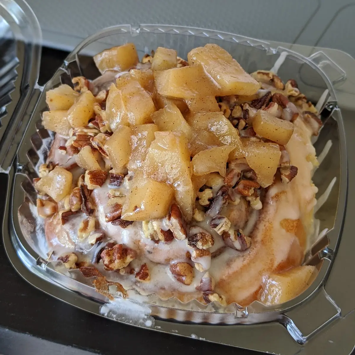 Apple Pecan Cinnamon Roll