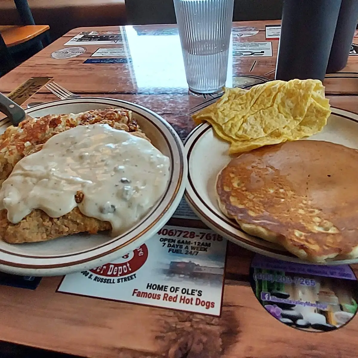Chicken Fried Steak and Eggs