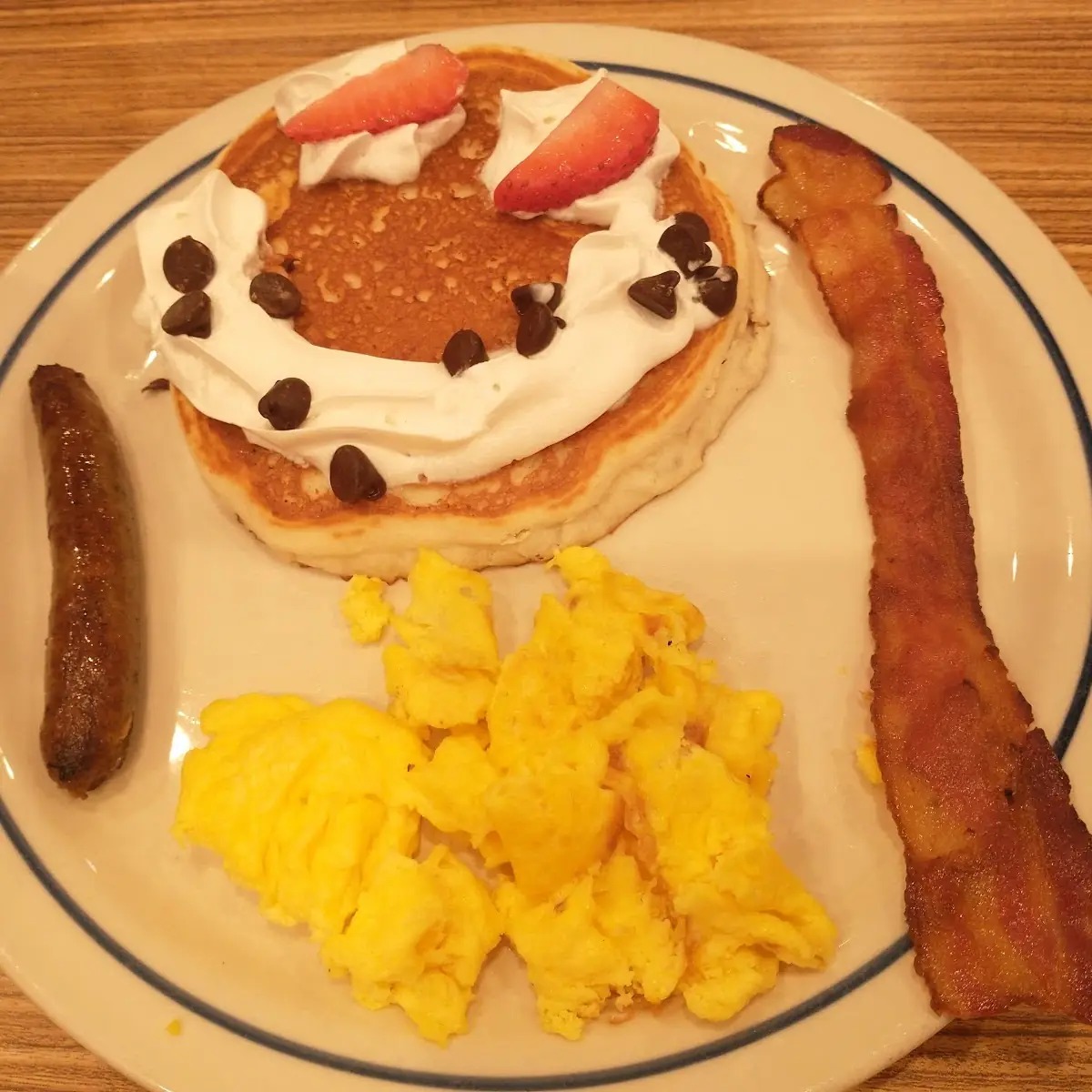 Smiley Pancake Breakfast
