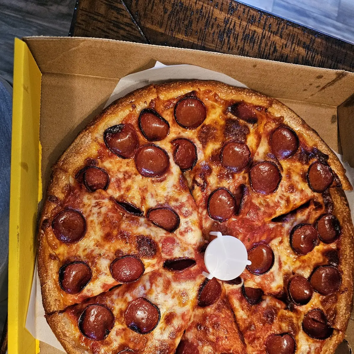 Cheese and Pepperoni Pizza