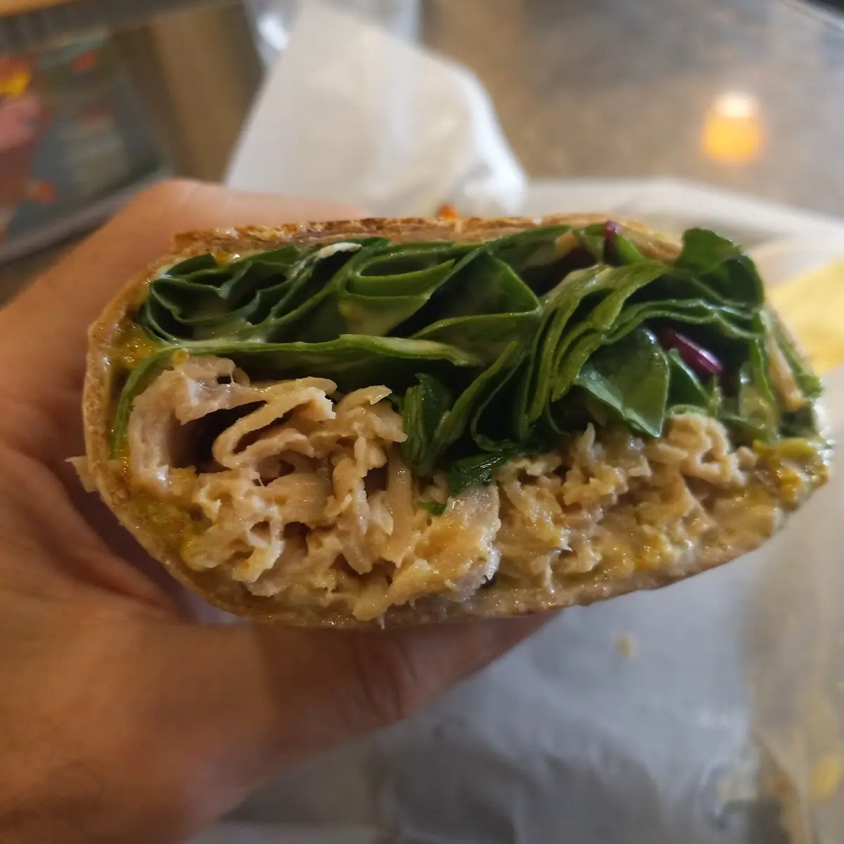 Hummus & Spinach Wrap