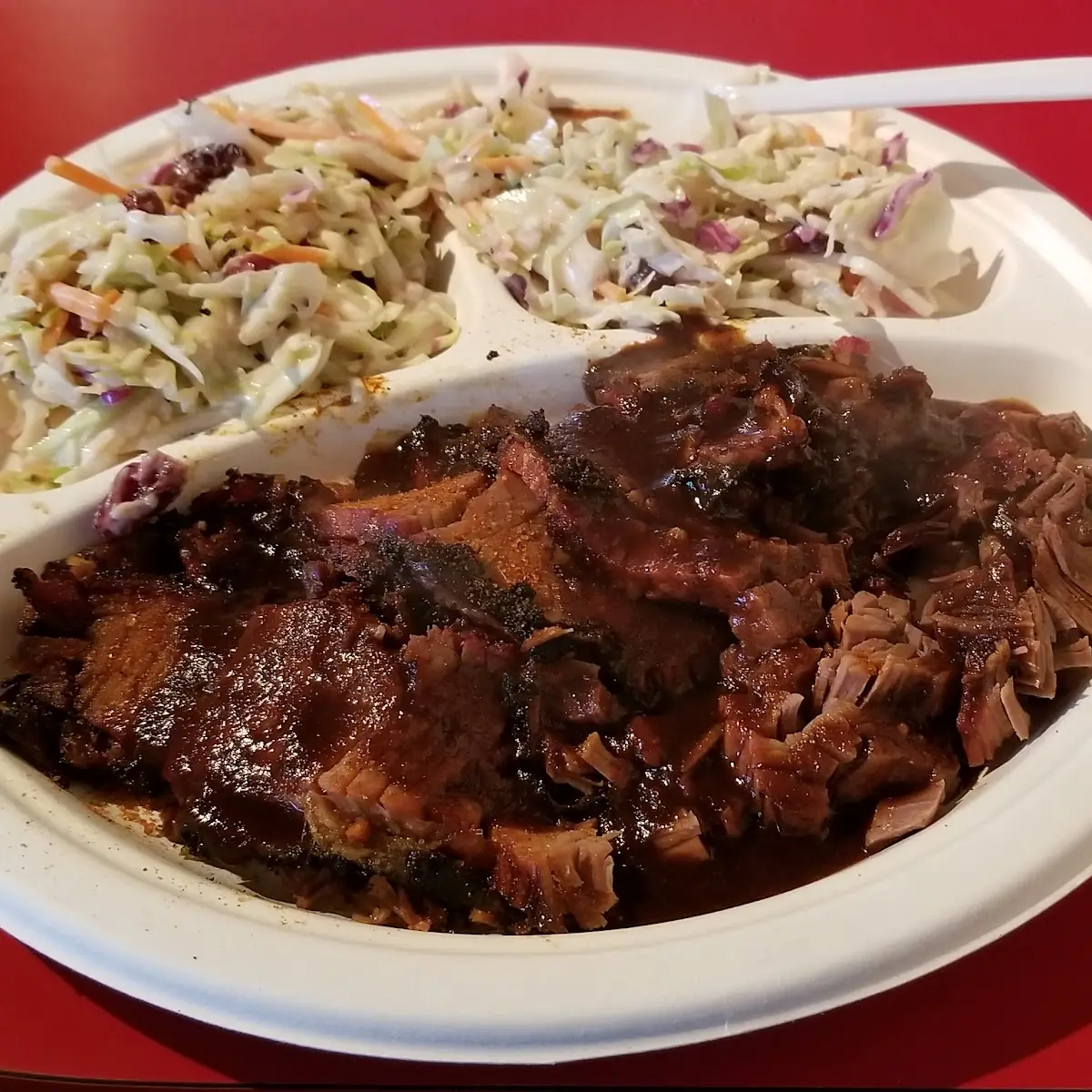 Brisket & Cole Slaw Super Low Carb Friendly