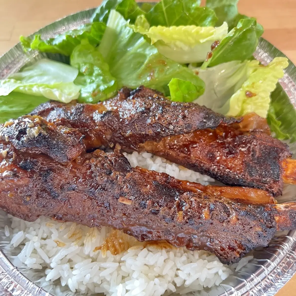 Pork Ribs with Rice