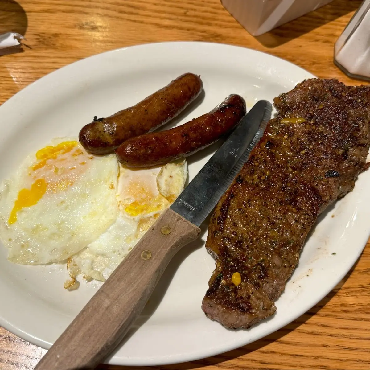 New York Strip Steak & Eggs