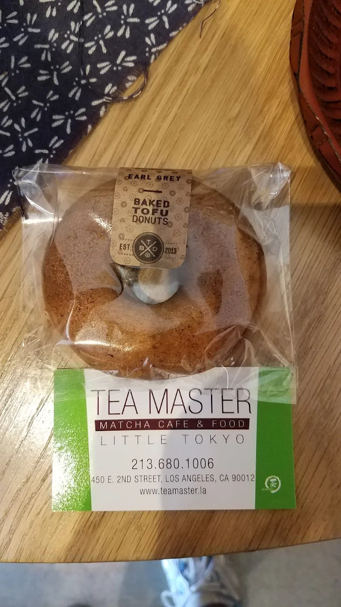 Earl Grey Tofu Donut
