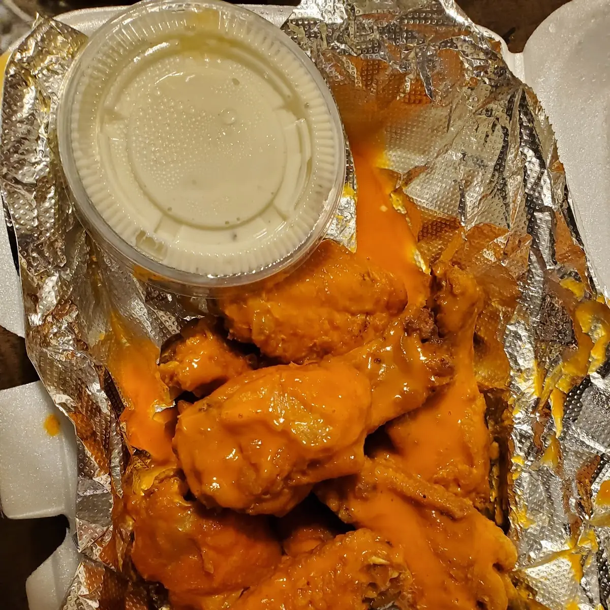 Hot Bone in Chicken Wings