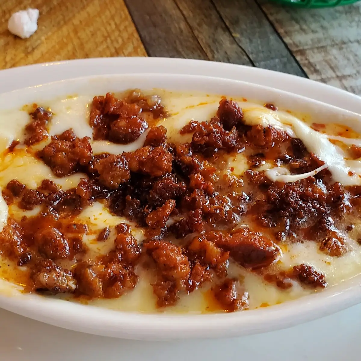 Queso Fundido Melted Mozzarella Cheese