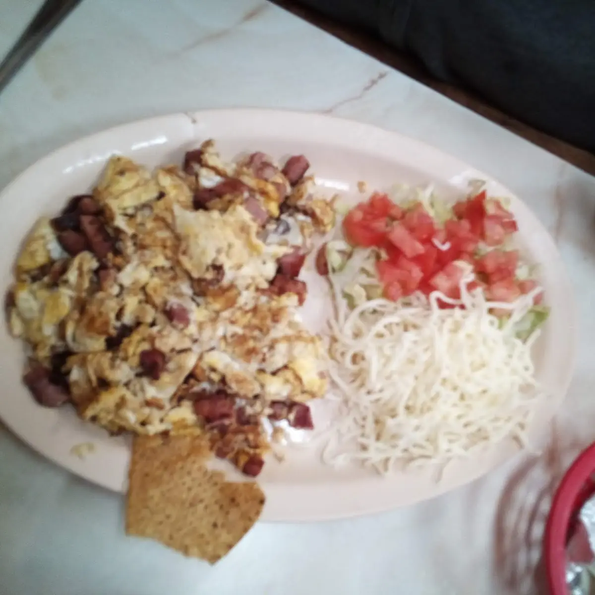 Scrambled Eggs w Ham