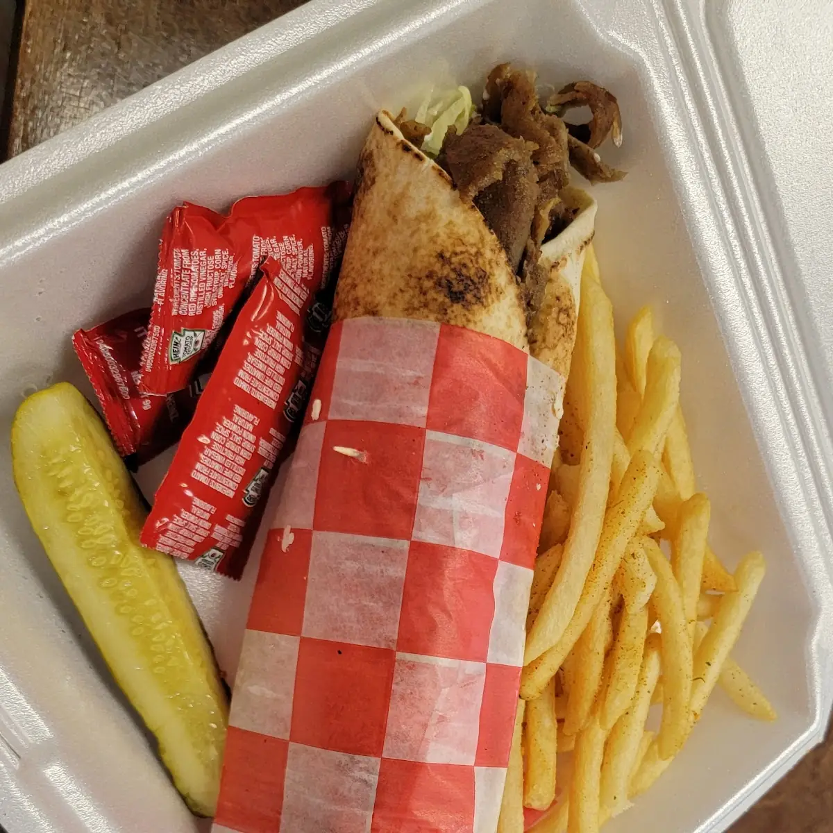 Gyro Sandwich with Fries or Soup