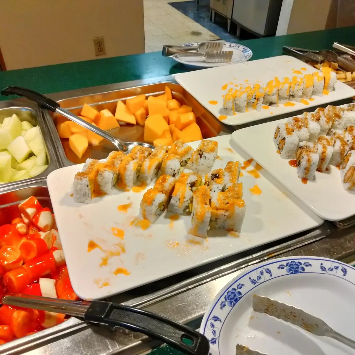 Salad Bar and Sushi