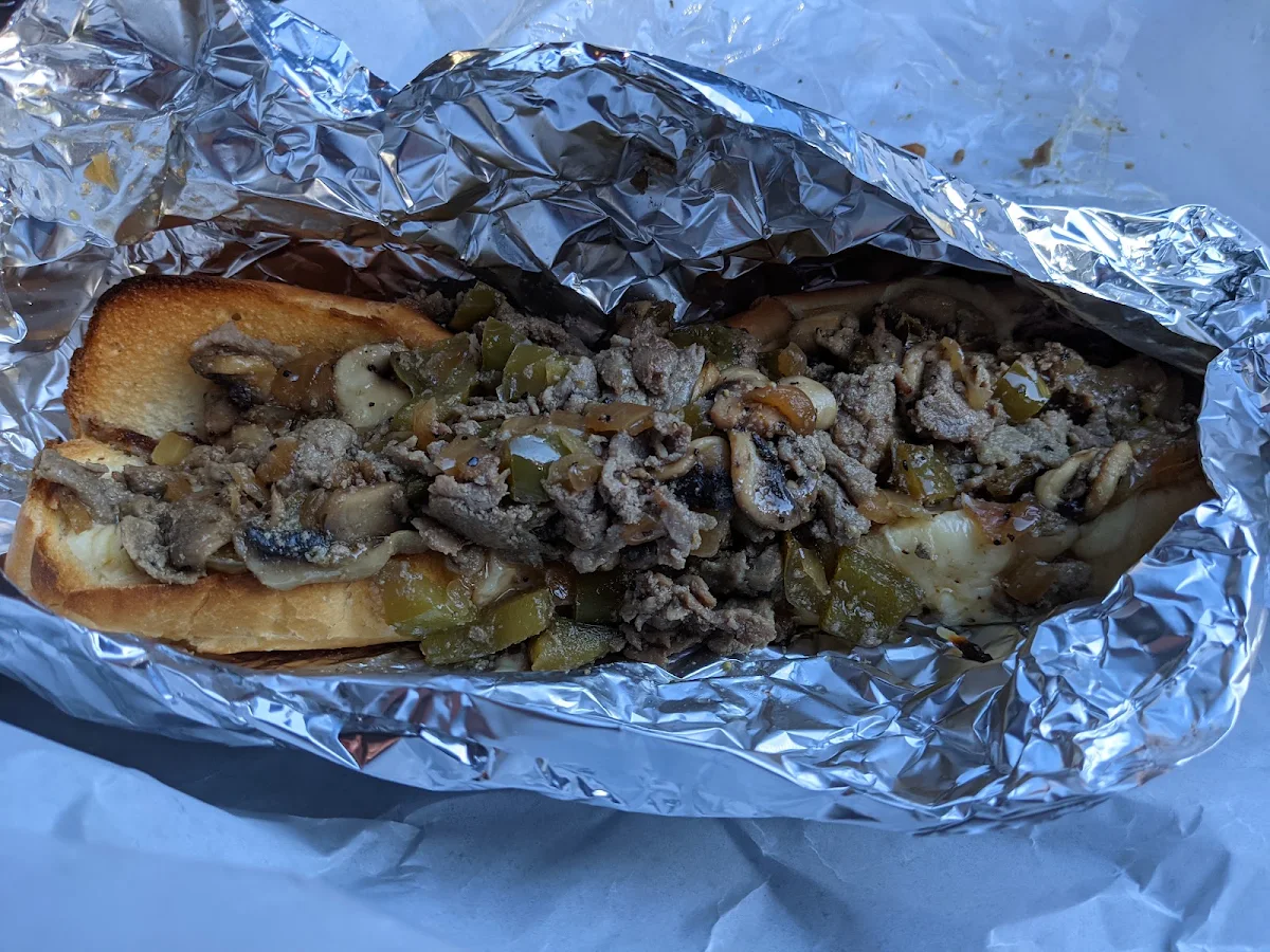 Steak Mushroom Pepper Onion Sandwiche