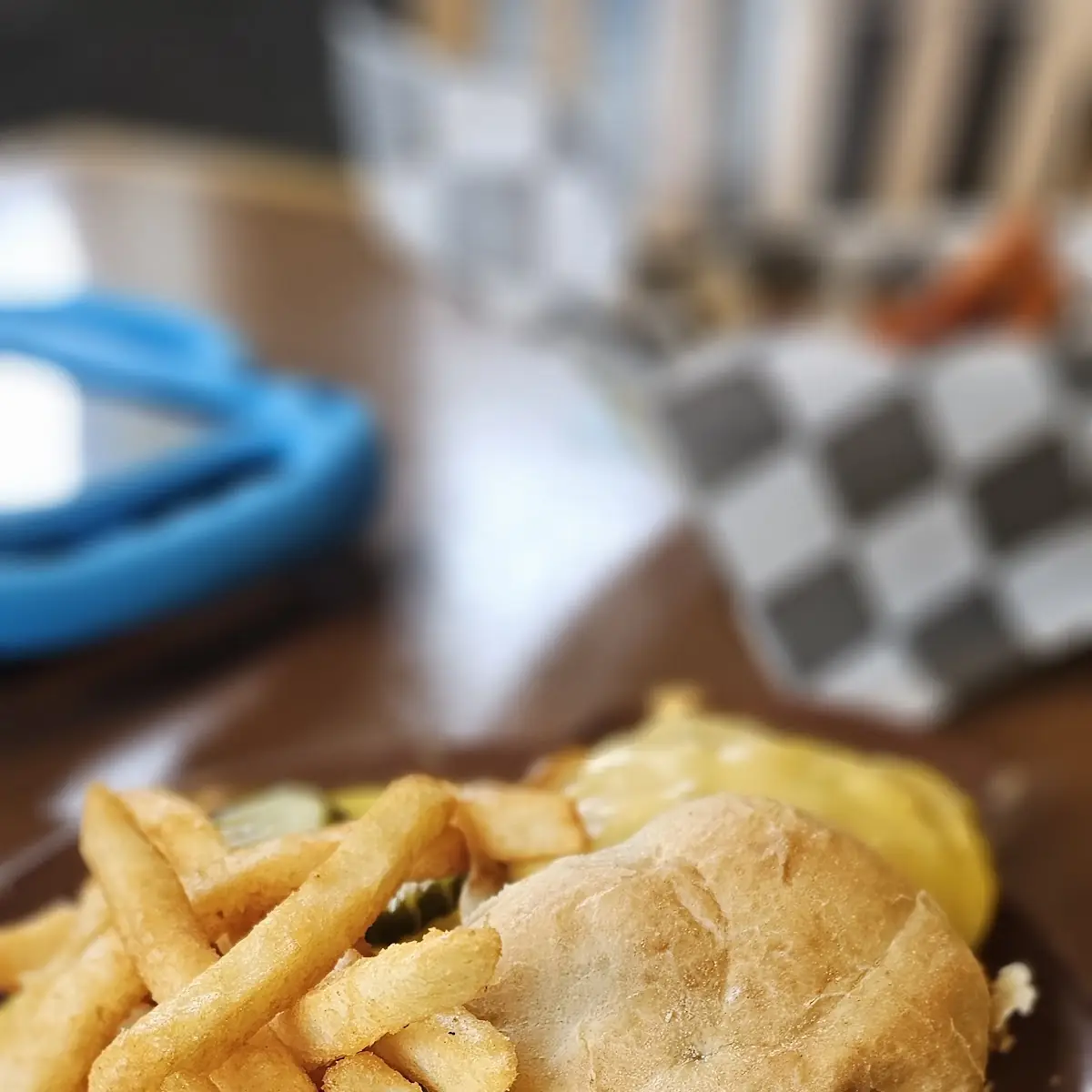 Kids Cheeseburger and Fries