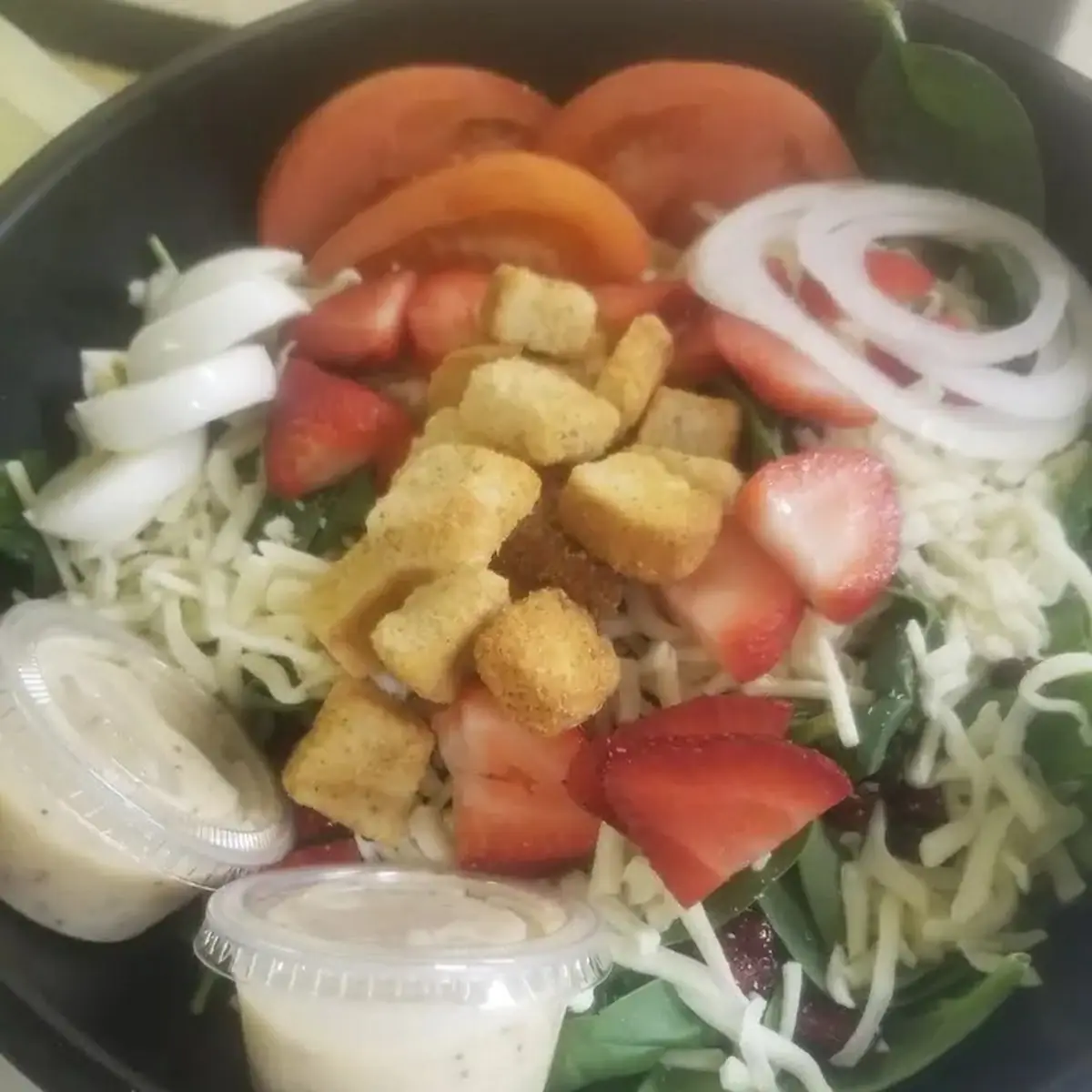 Strawberry Spinach Salad