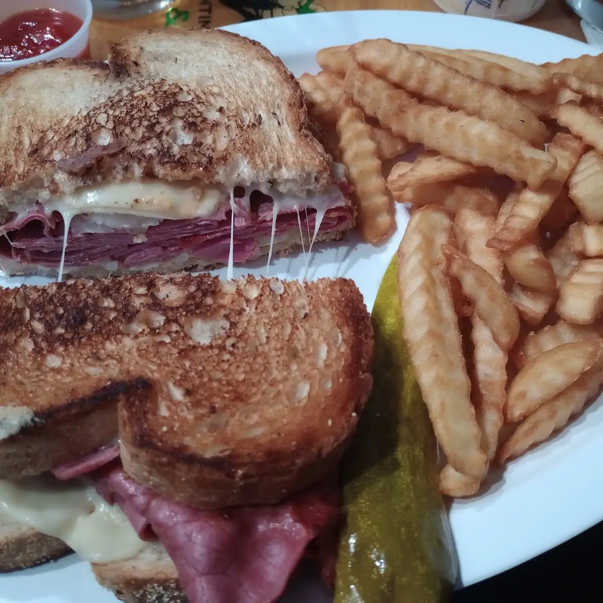 Pastrami Sandwich with Fries