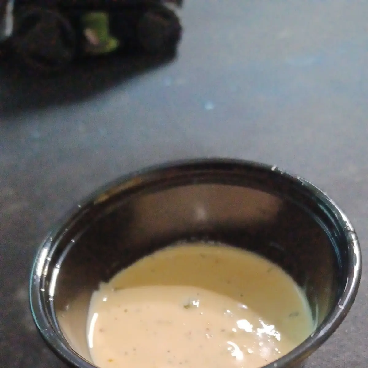 Empty Sauce Container