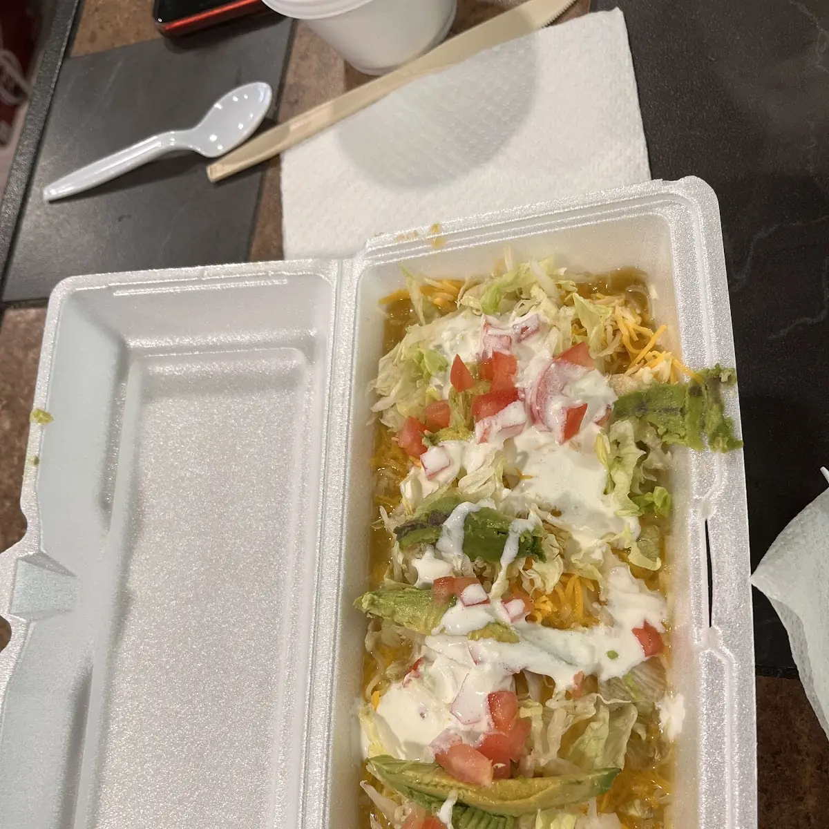 Smothered Breakfast Burrito