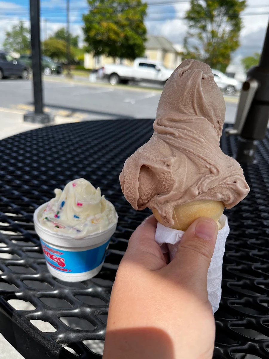 Cake Batter Jr Cup & Small Chocolate Cone