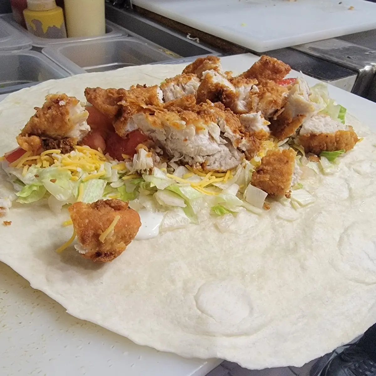 Crispy Chicken Wrap