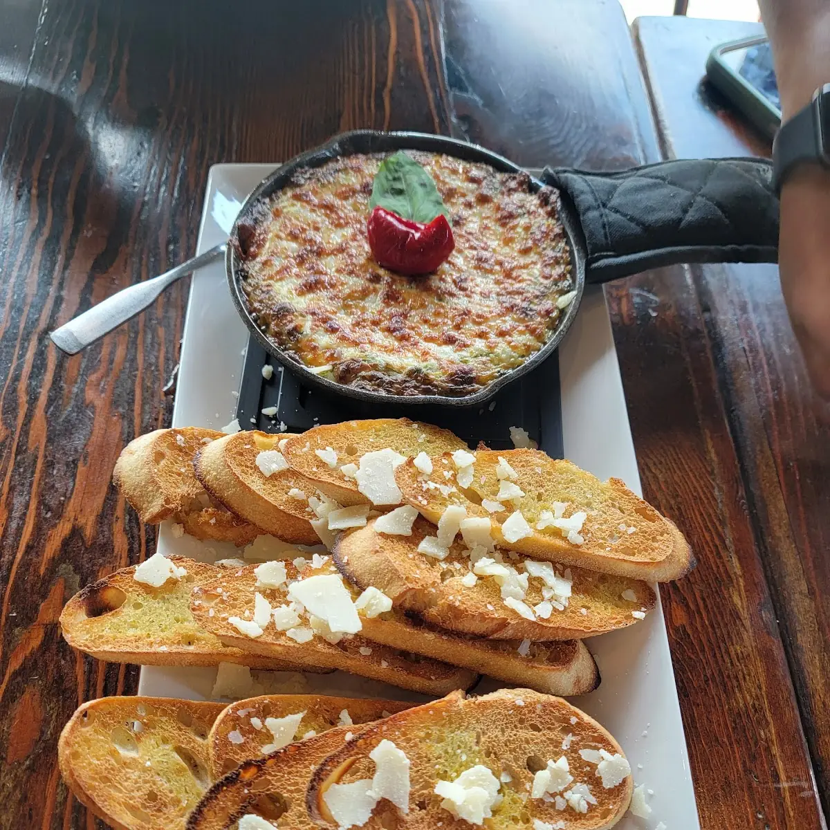 4 Cheese Spinach Artichoke Dip