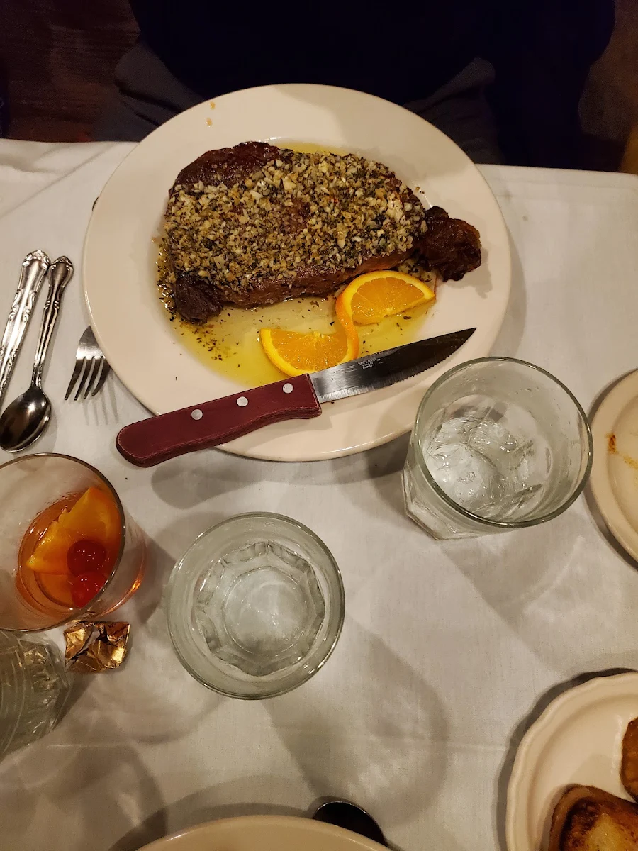Garlic Crusted New York Steak