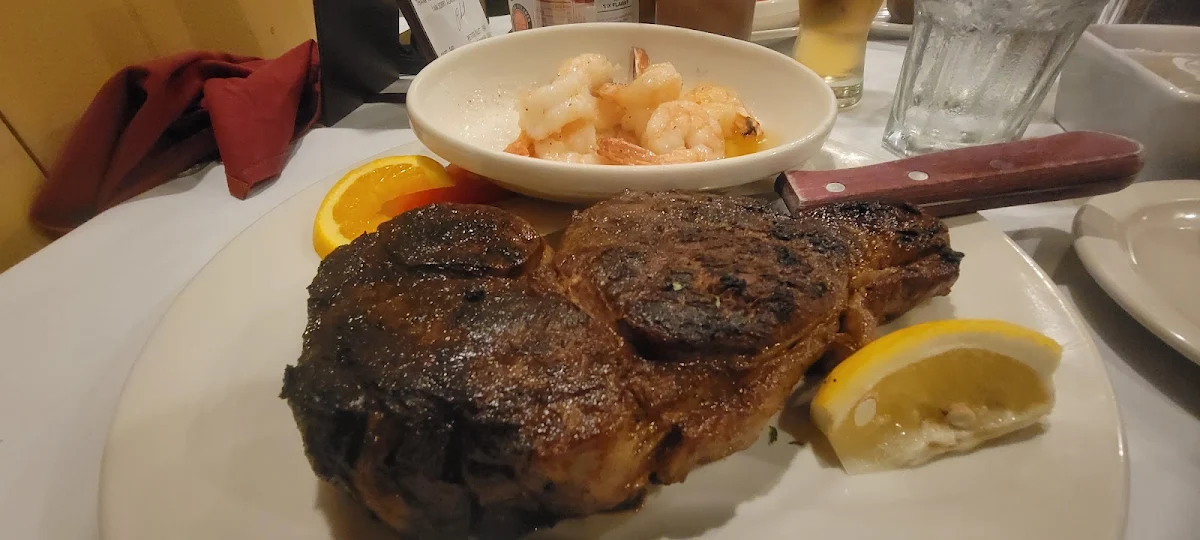 Rib Eye & Shrimp