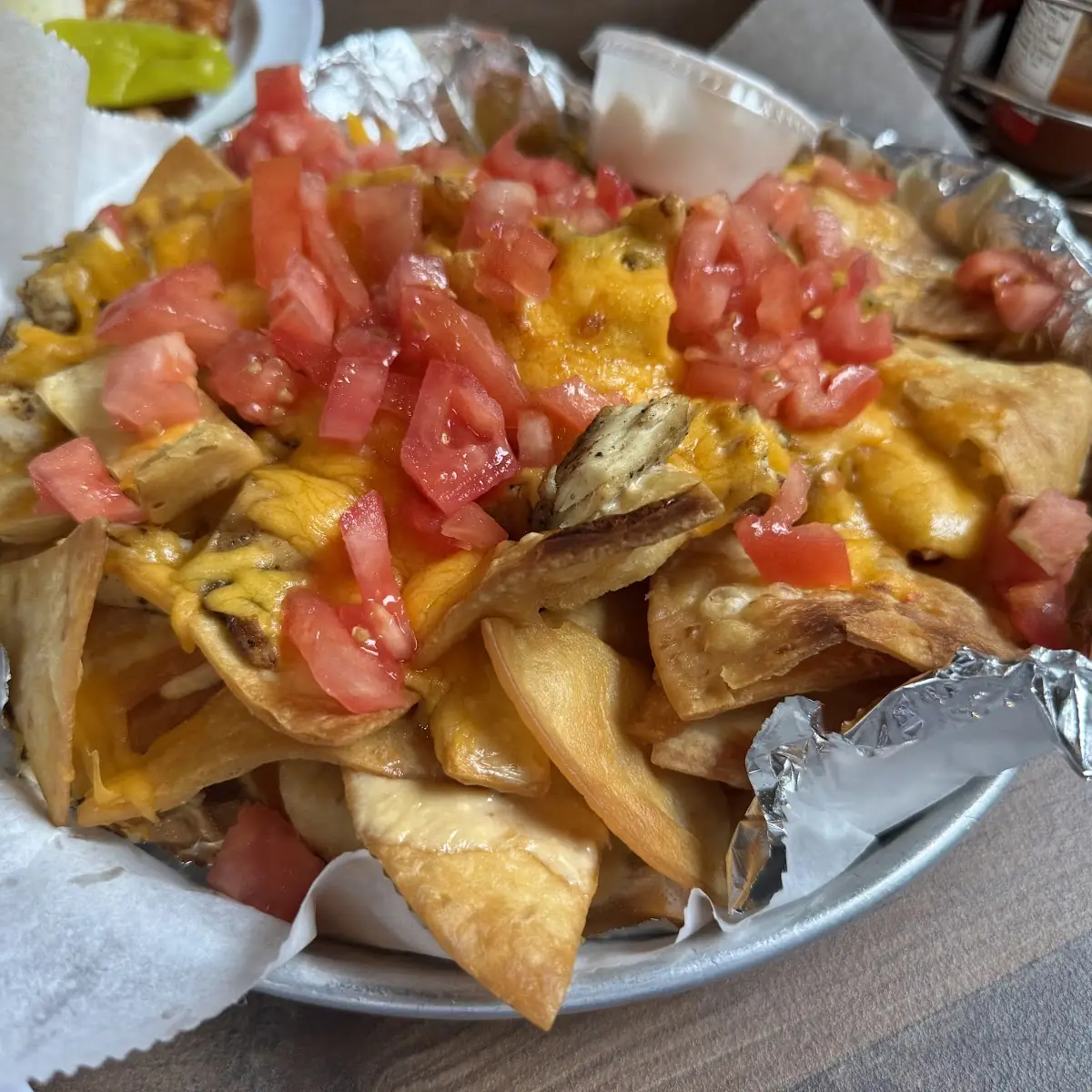 Grilled Chicken Nachos