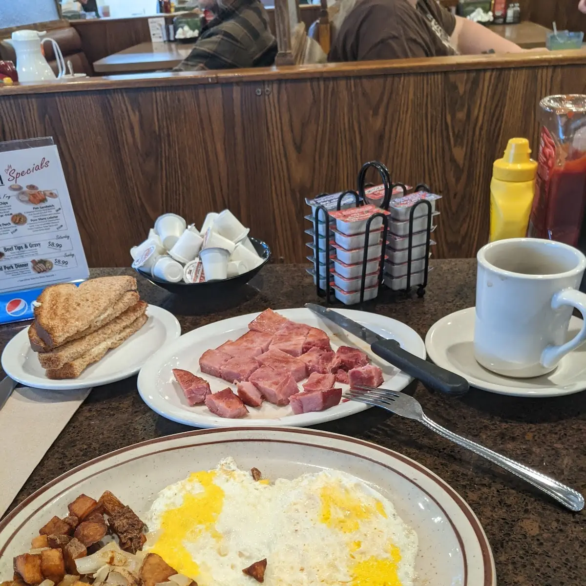 Ham Steak & Eggs Breakfast