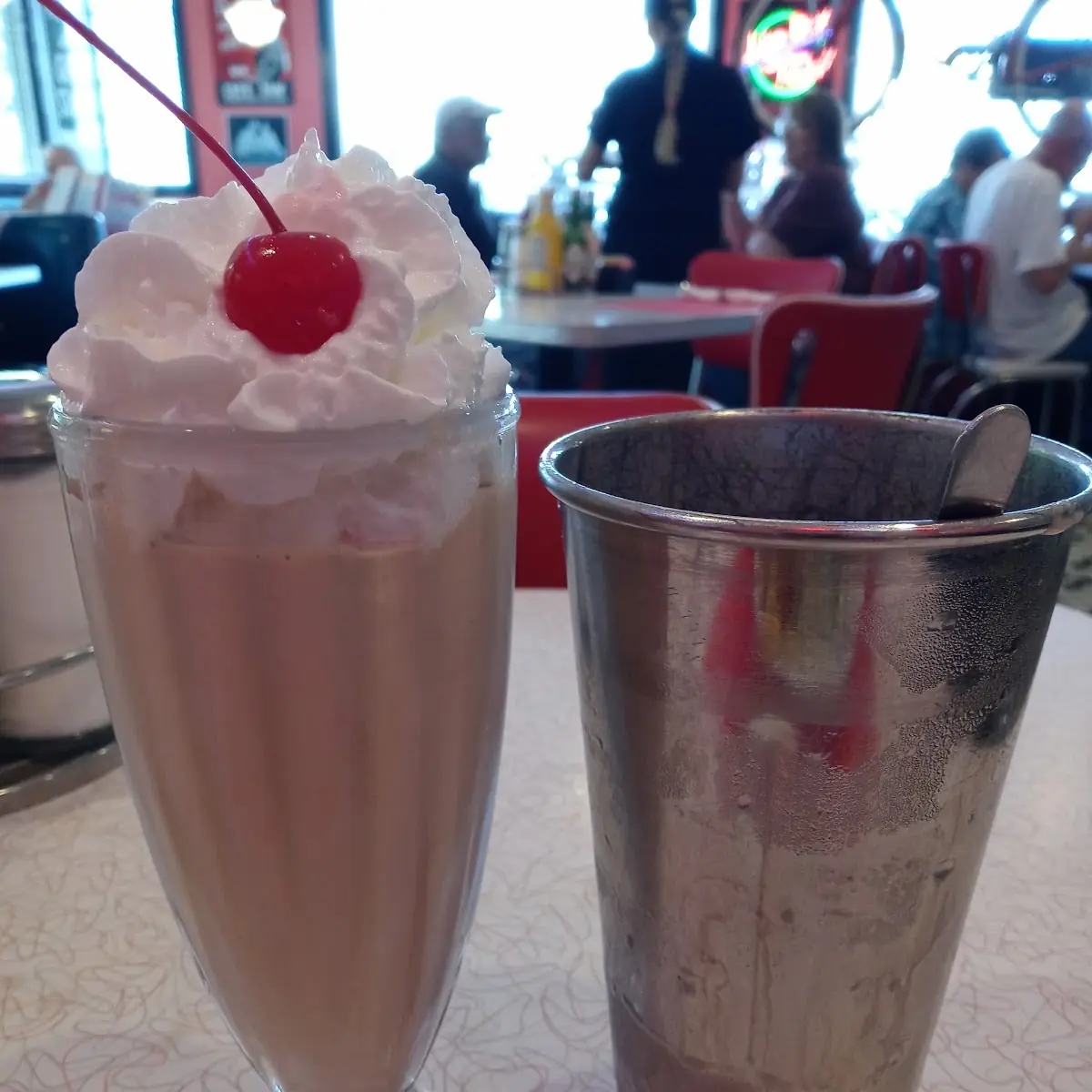 Chocolate Marshmallow Milk Shake