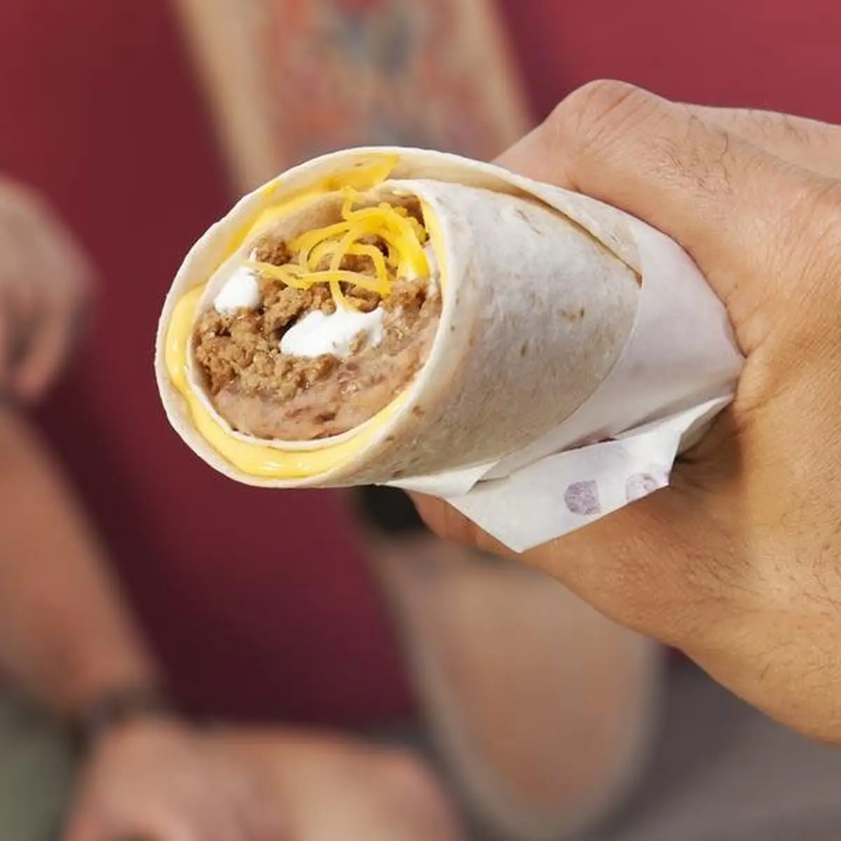 Ground Beef Burrito