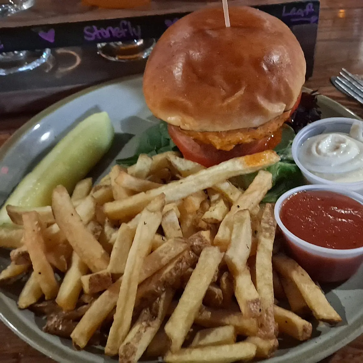 Buffalo Chicken Burger