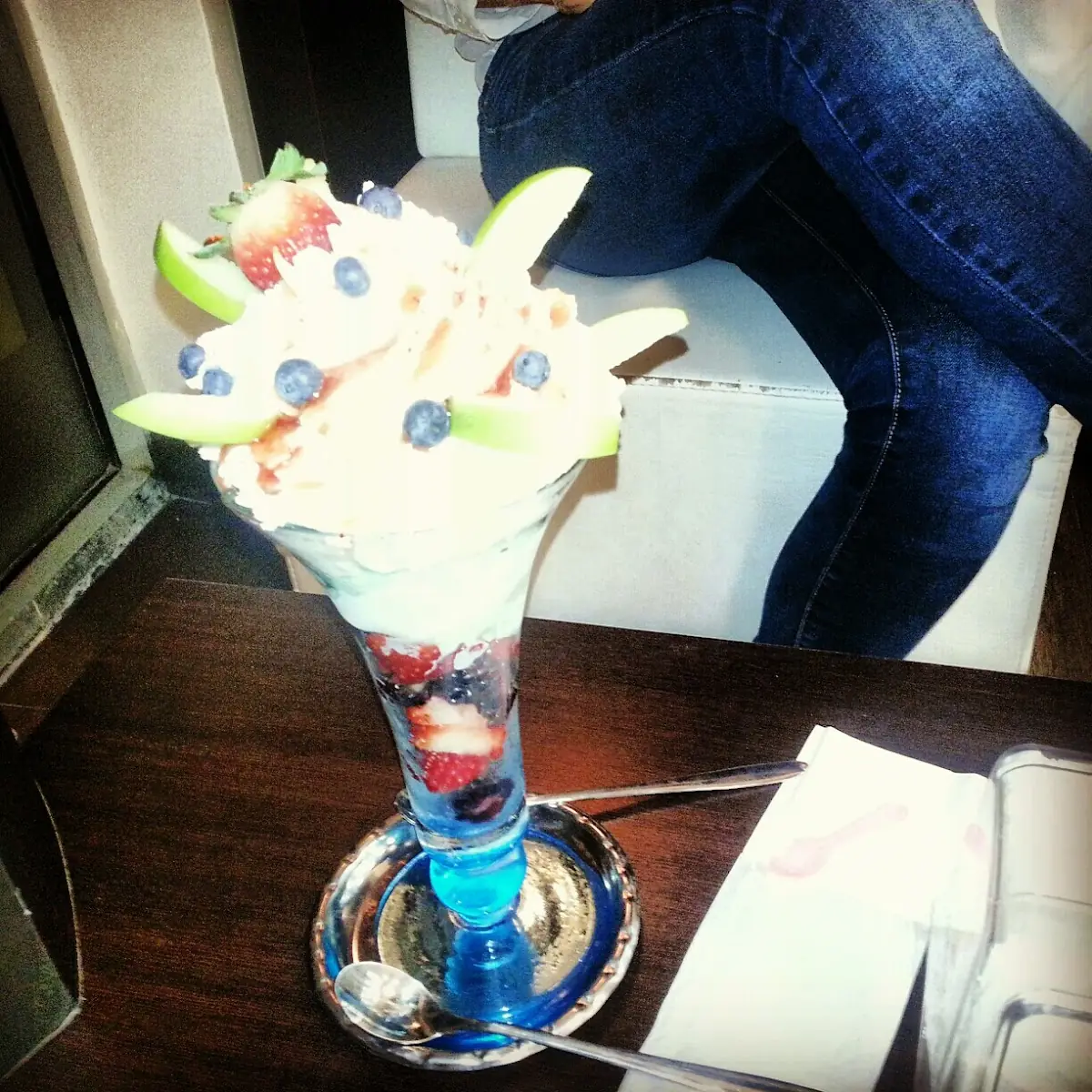 Fresh Fruit and Ice Cream Cups