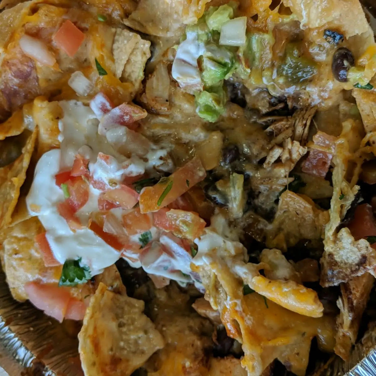 Grilled Chicken Nachos