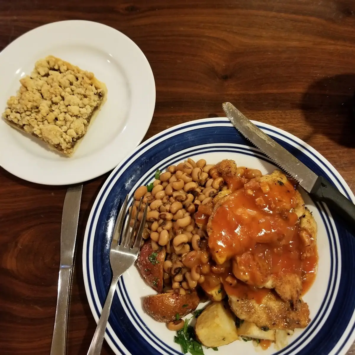 Chicken Cutlet with Pork Belly Tomato Gravy