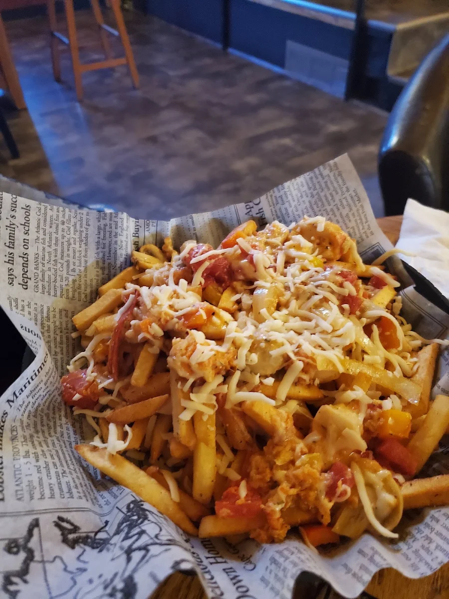 Seafood Poutine, Silver Fox Pub