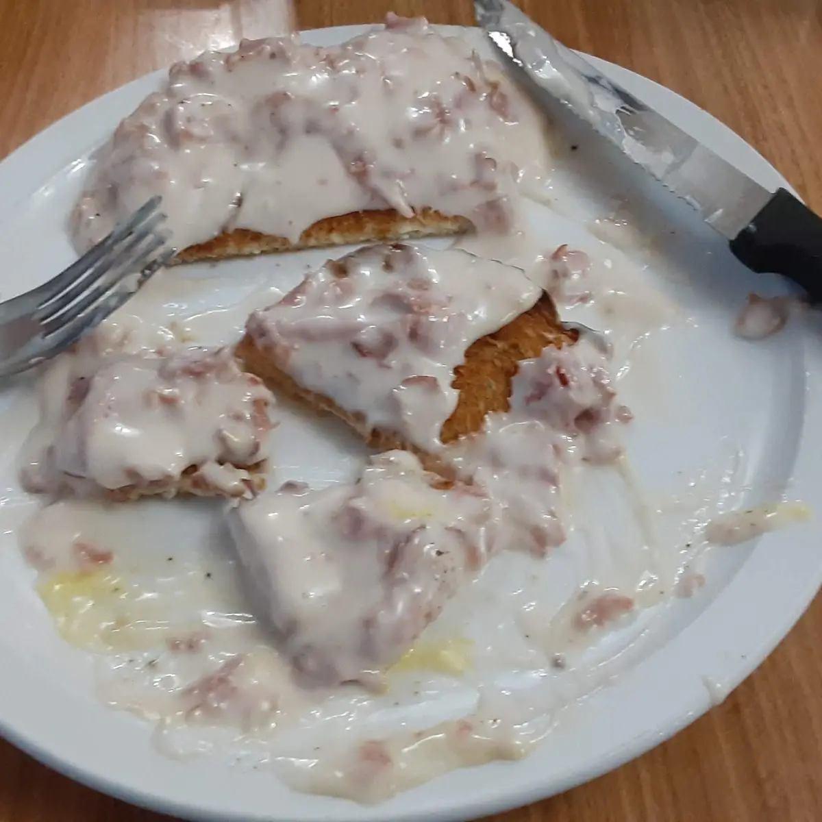 Cream Chip Beef on Toast