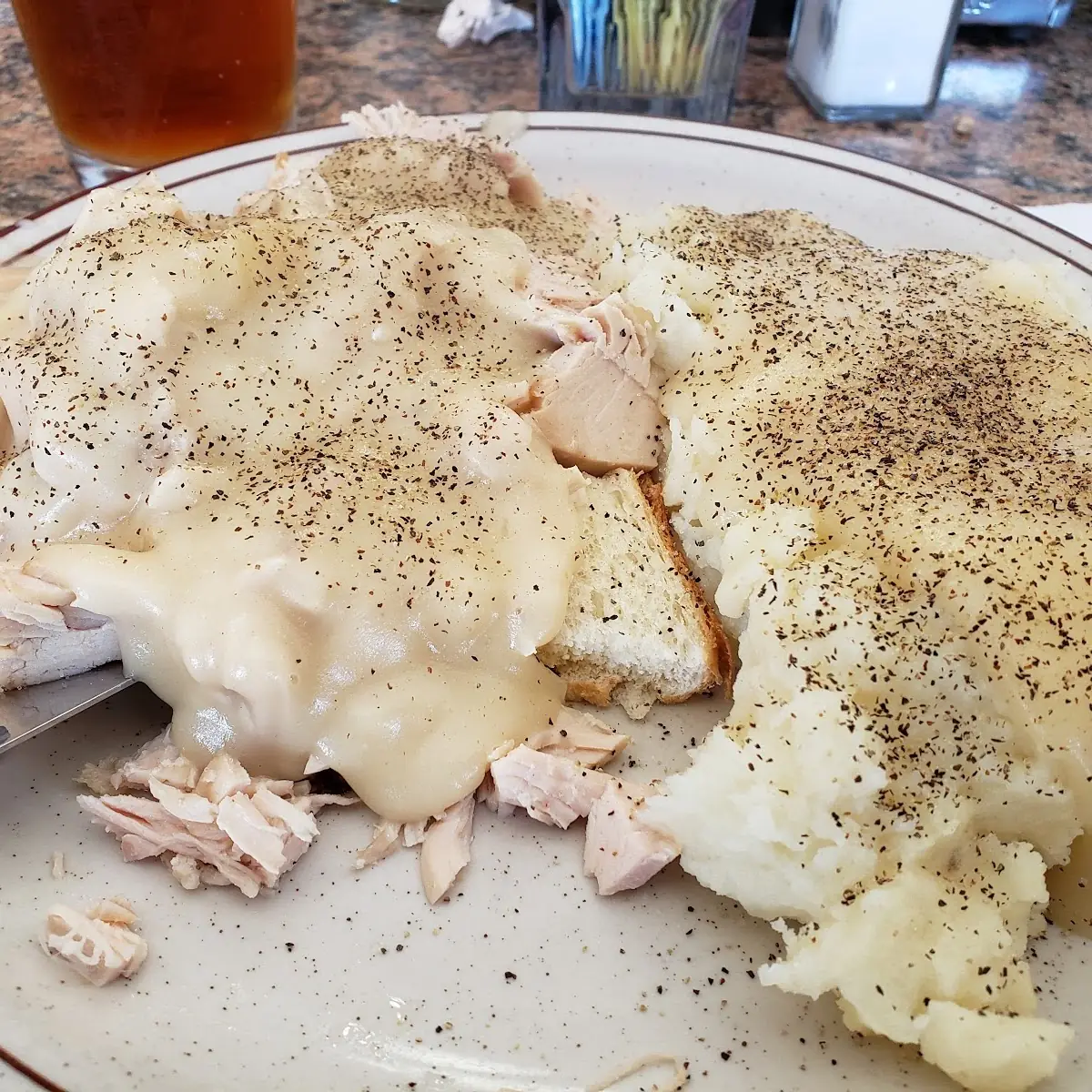 Open Face Turkey