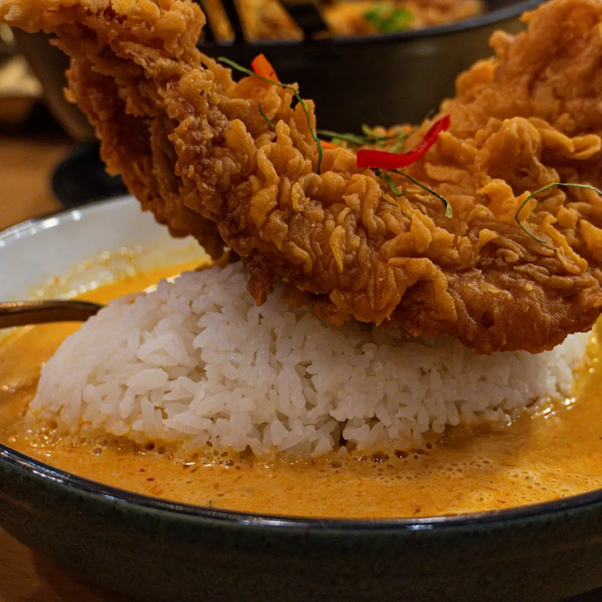 Fried Fish with Red Curry