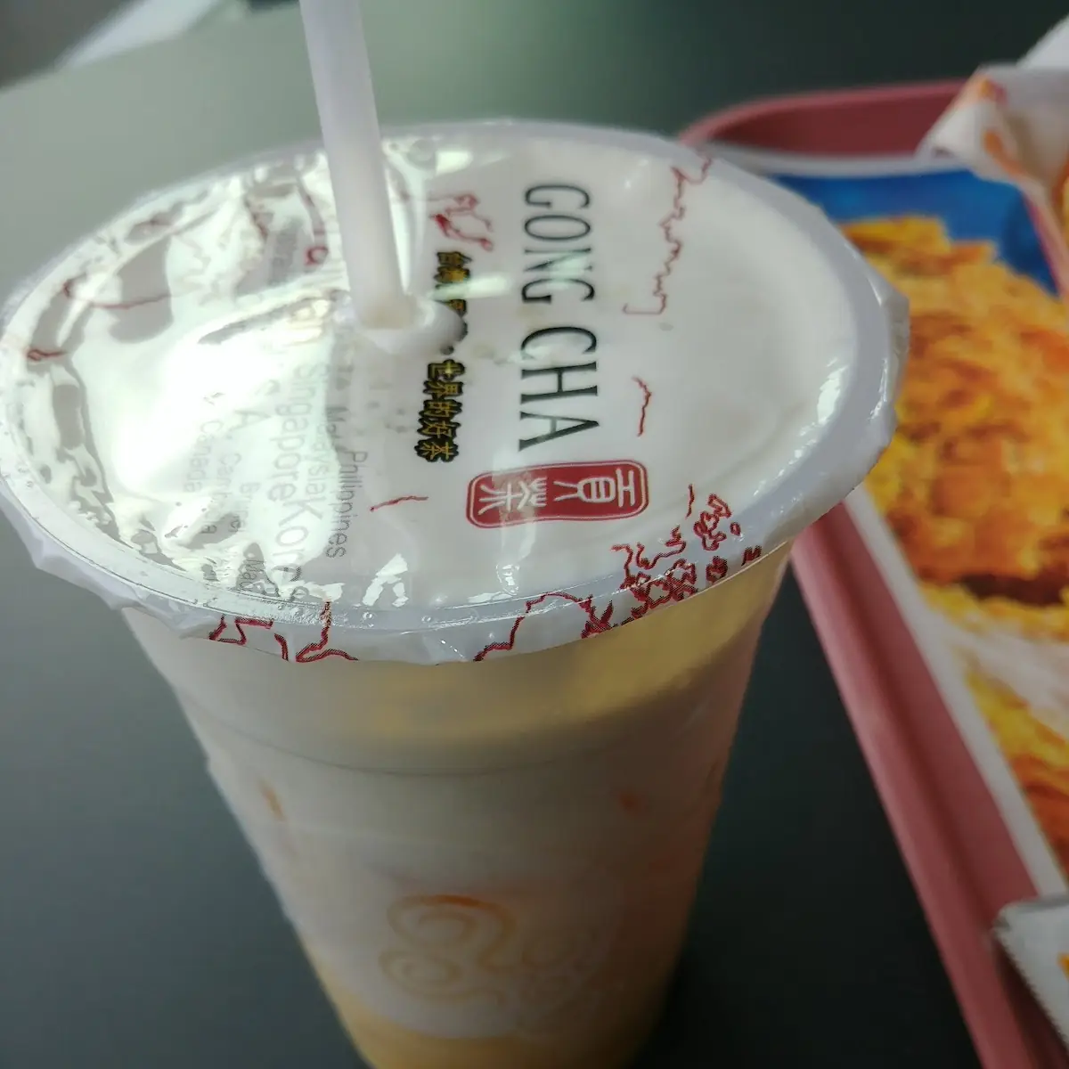 Green Tea with Milk Cap