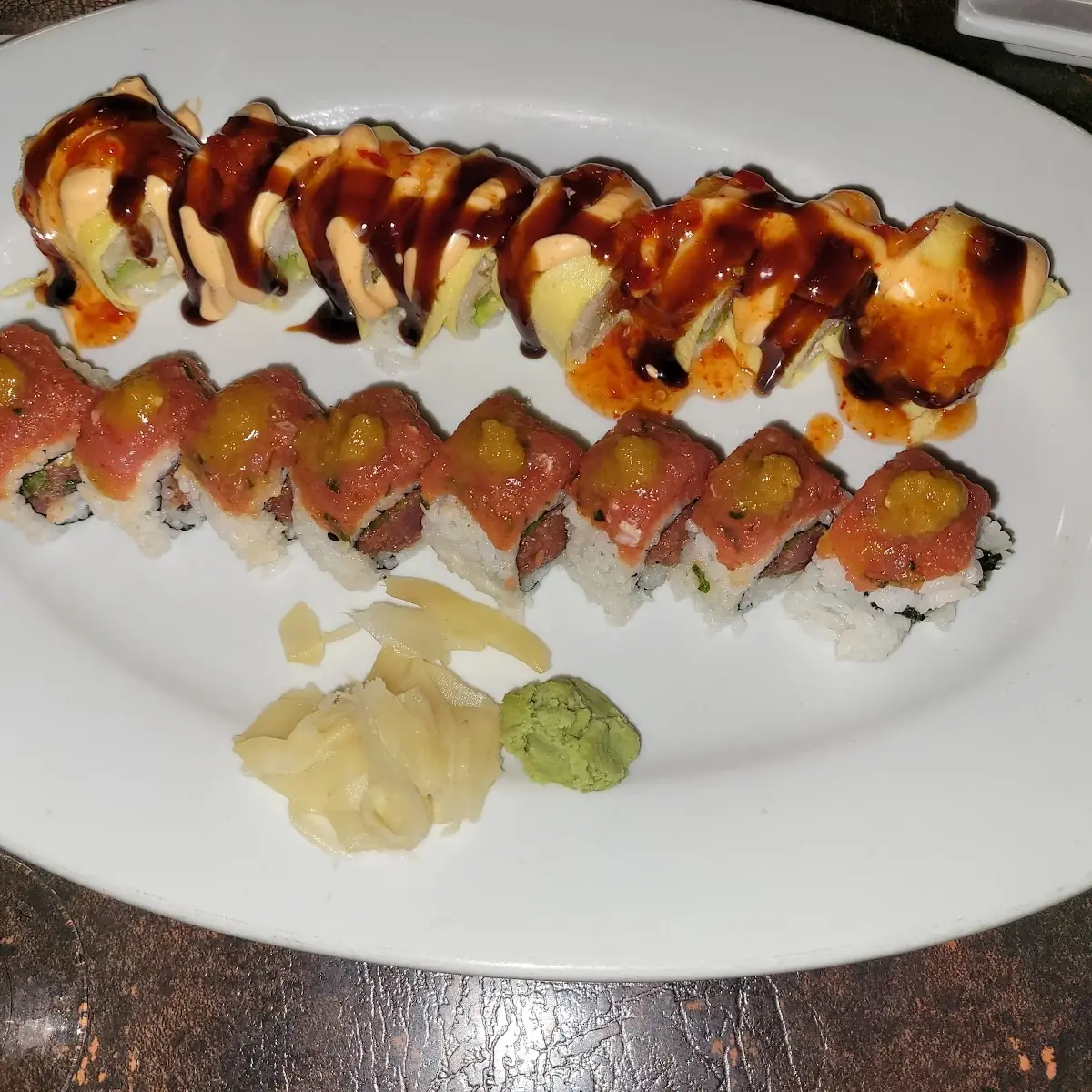 Egg Wrapped Sushi Roll