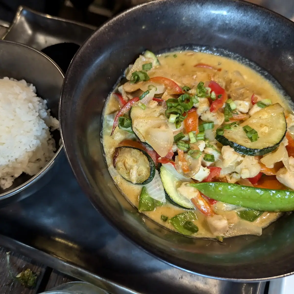 Green Curry Mussels