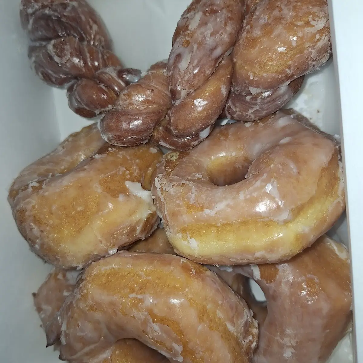 Cinnamon Twist & Glazed Donuts