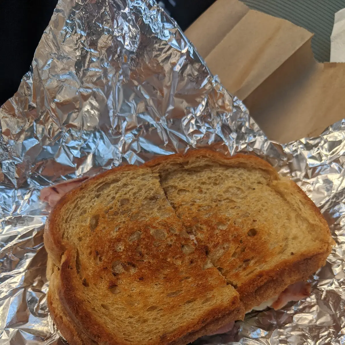 Ham Egg and Swiss Panini