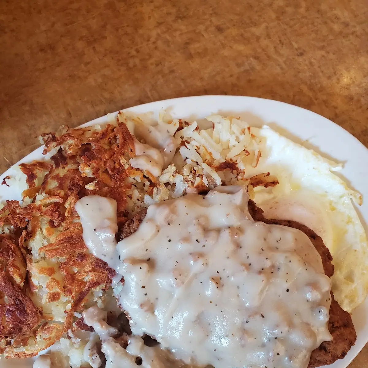 Chicken Fried Steak Breakfast