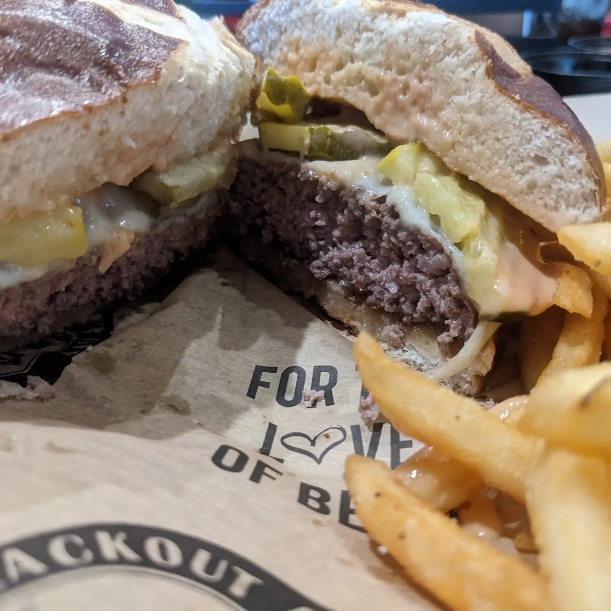 Blackout BBQ Burger