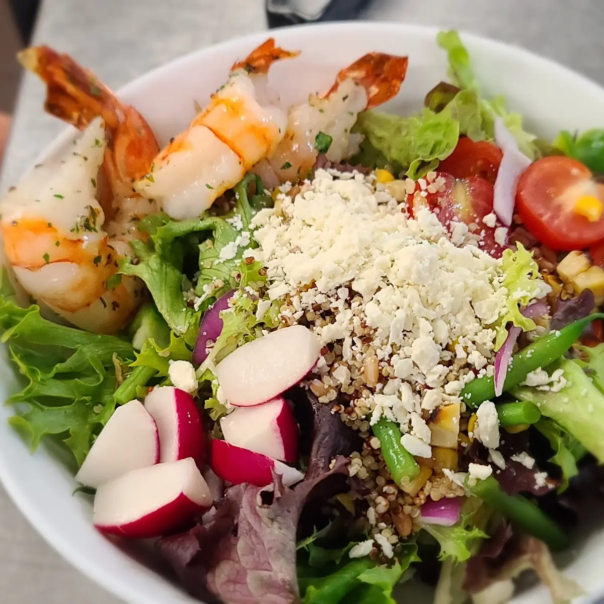 Grain Bowl w Grilled Shrimp