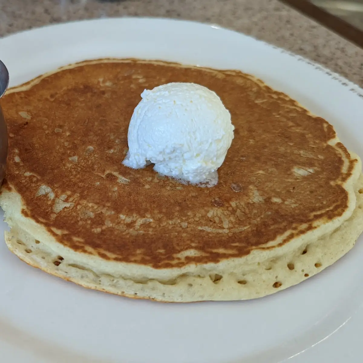 Single Pancake Subbed for Hash Browns